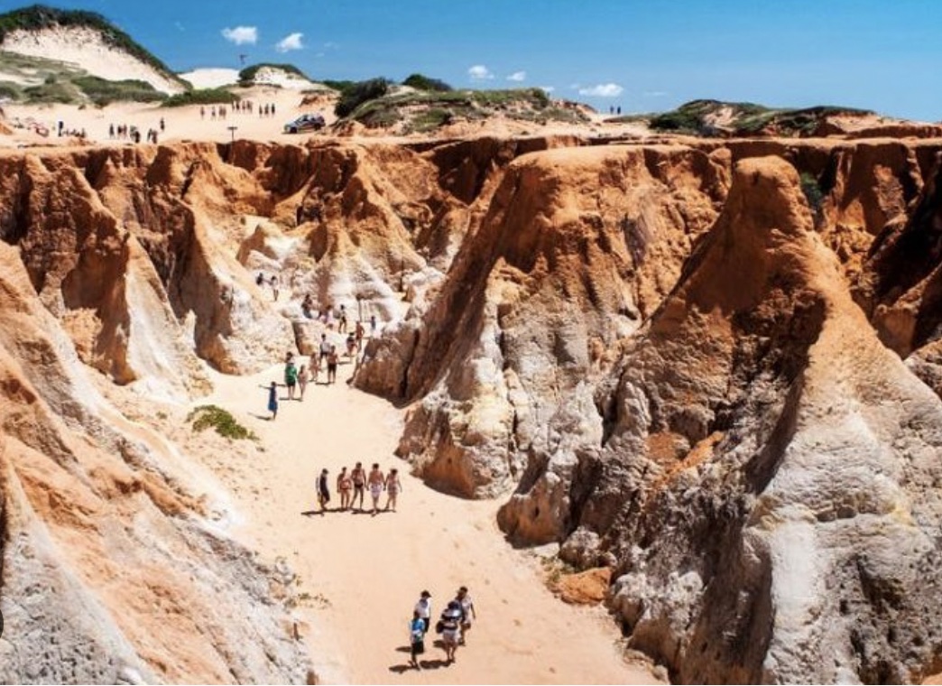 Morro Branco sand cliffs